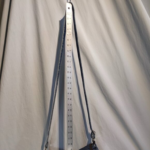 Beautiful boho denim bag with faux leather trim! Excellent used condition! - Picture 14 of 15